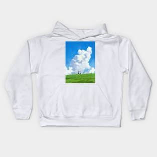 Cotton clouds Kids Hoodie